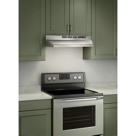 broan 30-in convertible stainless steel under cabinet range hood|broan 30 inch hood models.